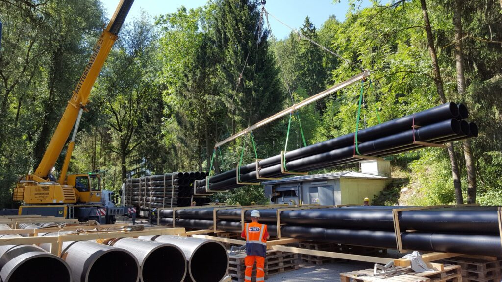 Installation of HDPE pipeline fitting