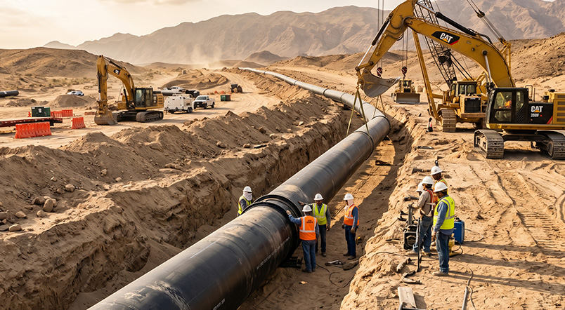 Contracting HDPE pipe fittings supplier in UAE, Oman, Bahrain, Kuwait