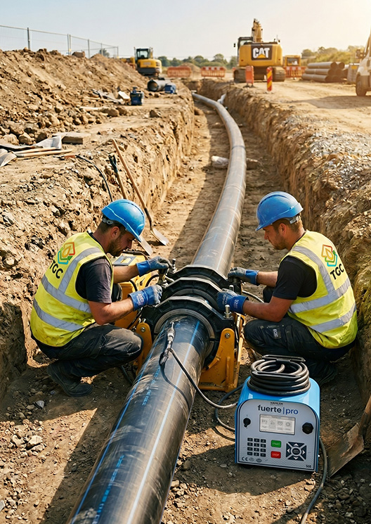 HDPE pipes, fittings, welding equipment