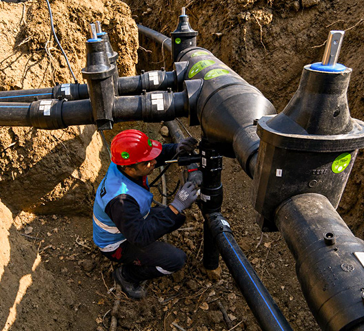 HDPE pipes, fittings, welding equipment, MEP solutions