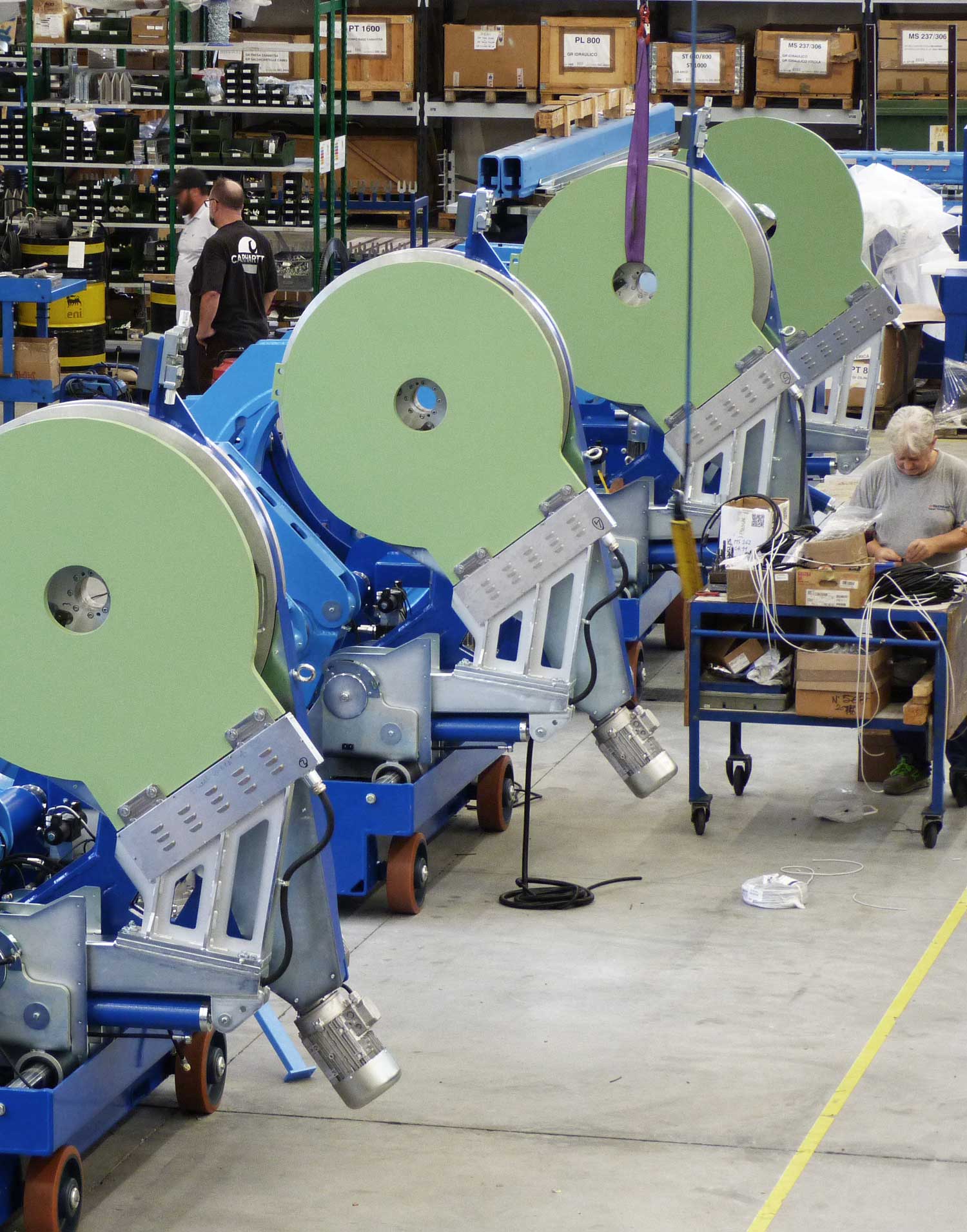 Tubi Soluzioni and Group supplies plastic welding machines